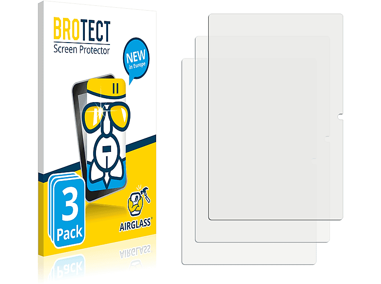 BROTECT 3x Airglass klare Schutzfolie(für Blackview Tab 15)