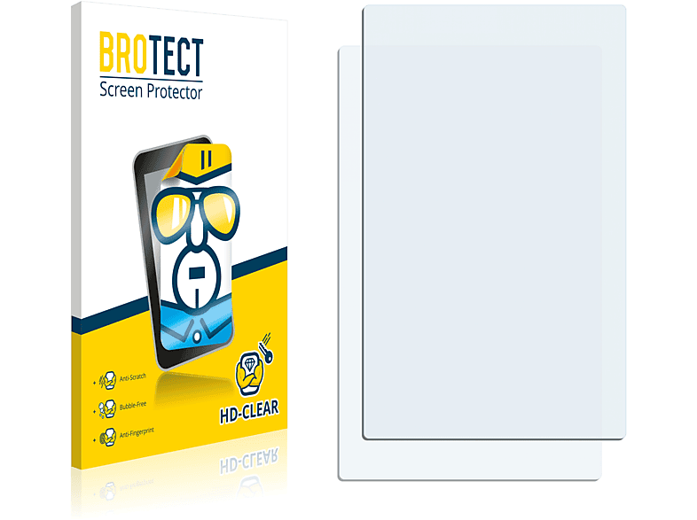 BROTECT 2x klare Schutzfolie(für Sony Ericsson CK15i txt pro)
