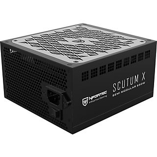 Fuente de alimentación PC  - SCUTUM X SemiMod 750W NFORTEC, Negro