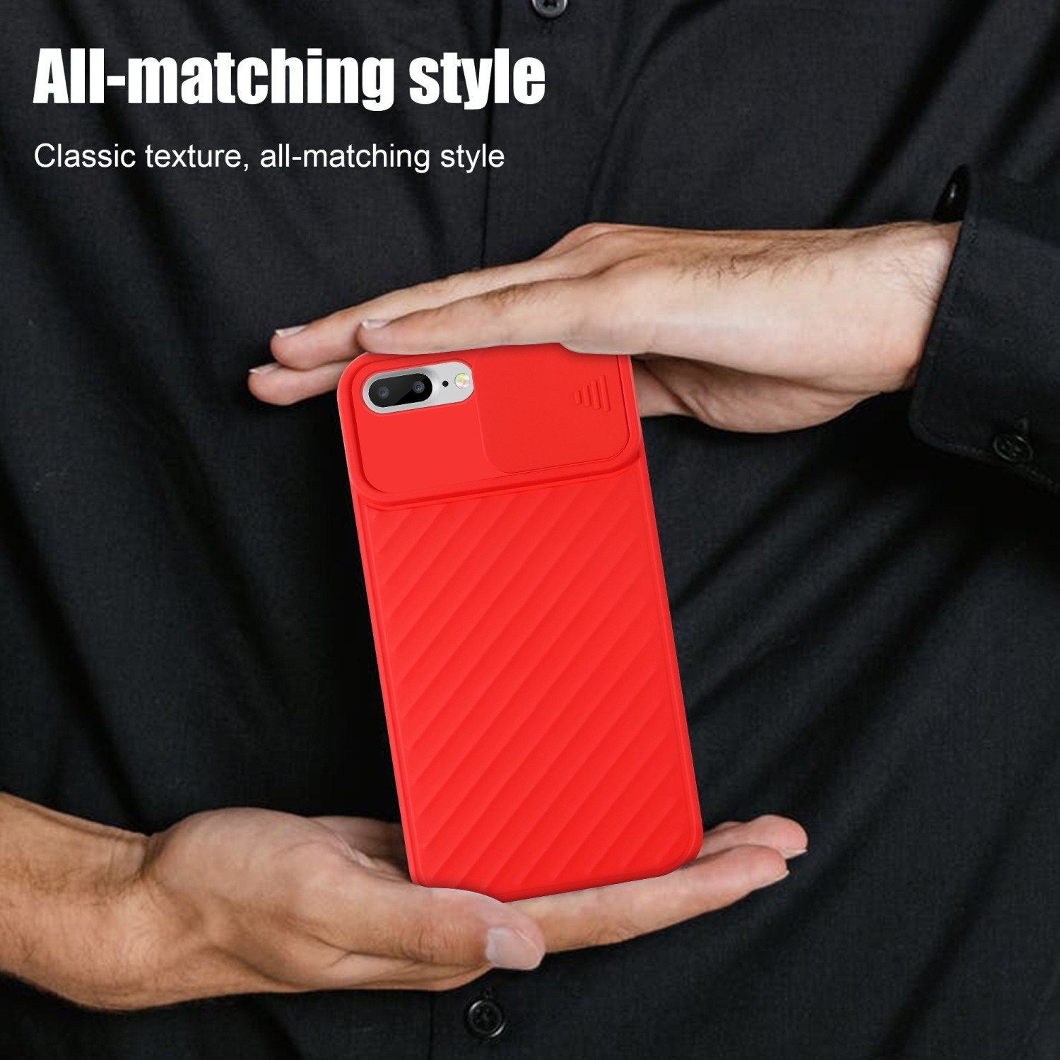 CADORABO Handy Hülle 8 Apple, 7S PLUS iPhone Rot / Kameraschutz, PLUS, mit 7 Backcover, Matt / PLUS