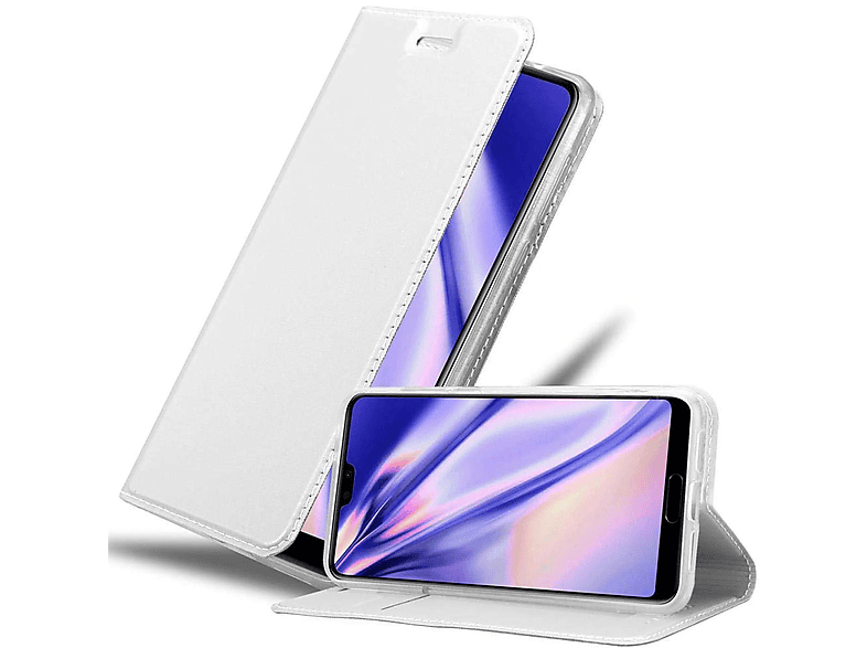 P30 Lite Tarjetero Lobo Rosa Funda Libro Huawei P30 Lite - Cuero PU Premium Con Tarjetero Y Cierre Magnético Funda Cartera Cuero
