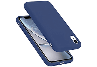 CADORABO TPU Liquid Silicone Case Hülle, Backcover, Apple, iPhone XR, LIQUID BLAU