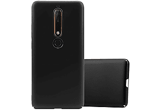 CADORABO Hard Case Matt Metallic Hülle, Backcover, Nokia, 6,1, METALL SCHWARZ