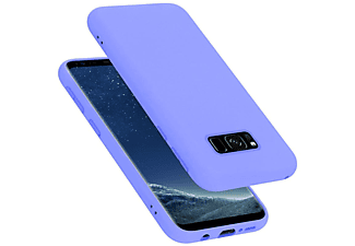 CADORABO TPU Liquid Silicone Case Hülle, Backcover, Samsung, Galaxy S8, LIQUID HELL LILA