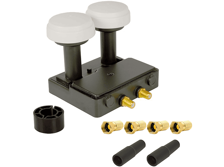 Megasat Monoblock Twin LNB Monoblock-LNB (vergoldete Anschlüsse