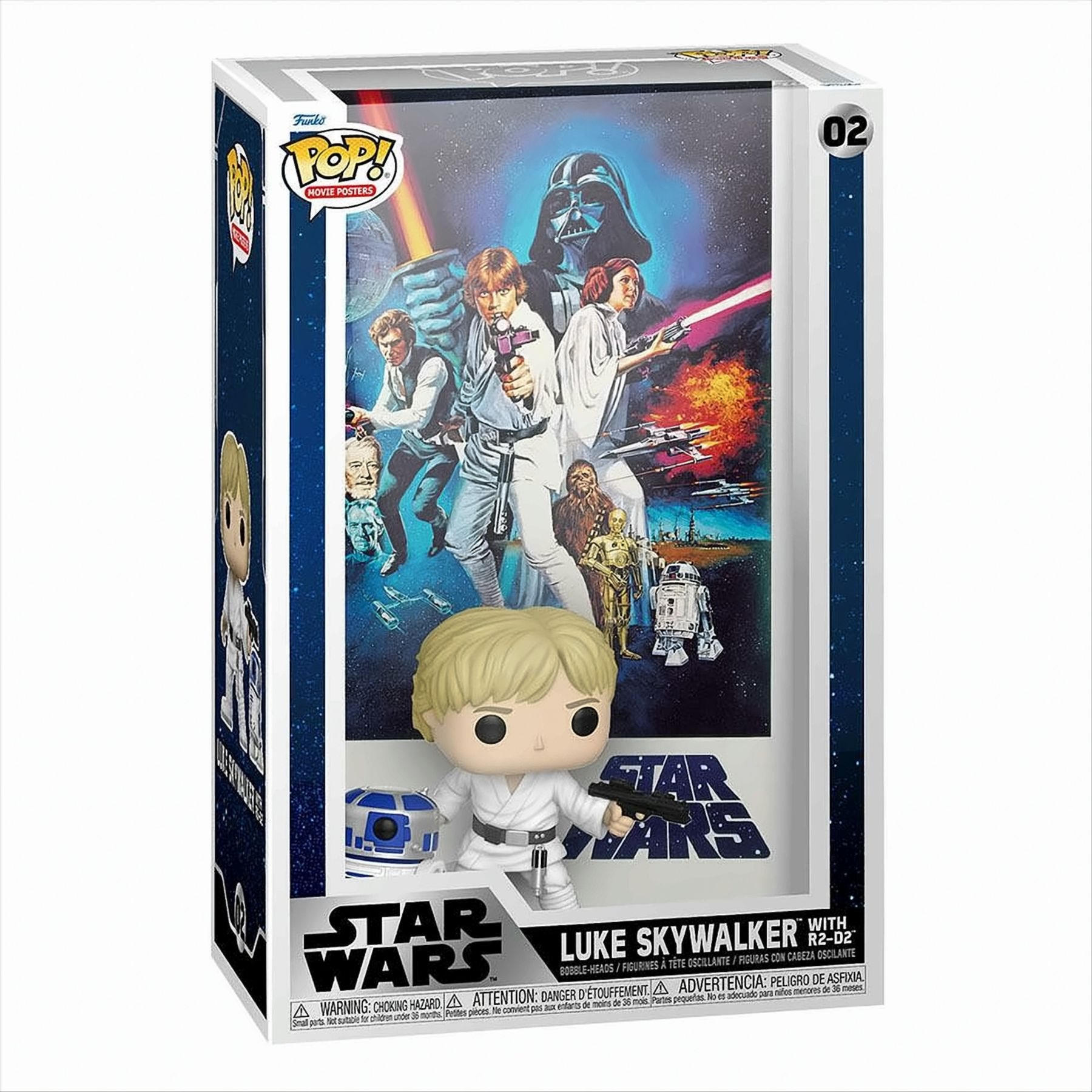 POP -Movie Wars Poster Star Luke R2-D2 Skywalker 