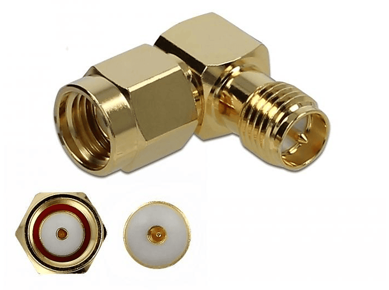 DELOCK 89956 Adapter, Gold