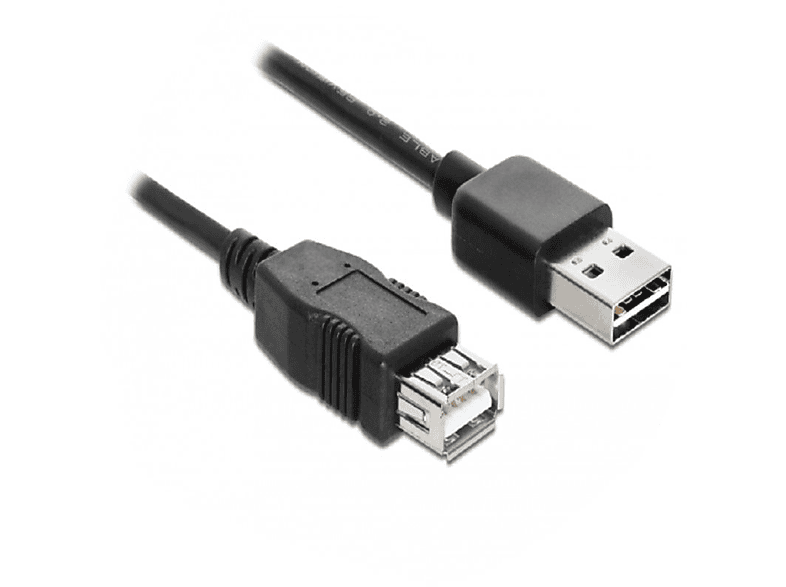 Schwarz USB Kabel, DELOCK 83373