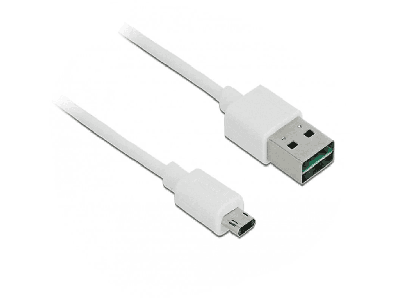 DELOCK 84808 USB Kabel, Weiß