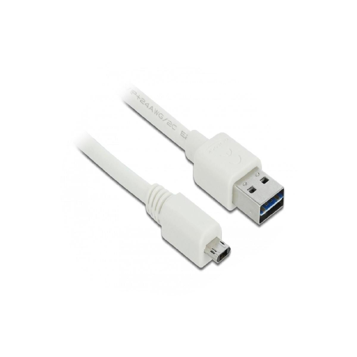 DELOCK 84806 USB Kabel, Weiß