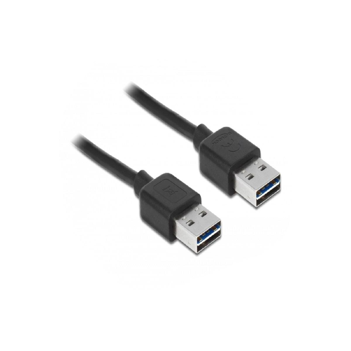 Kabel, DELOCK 85556 Schwarz USB