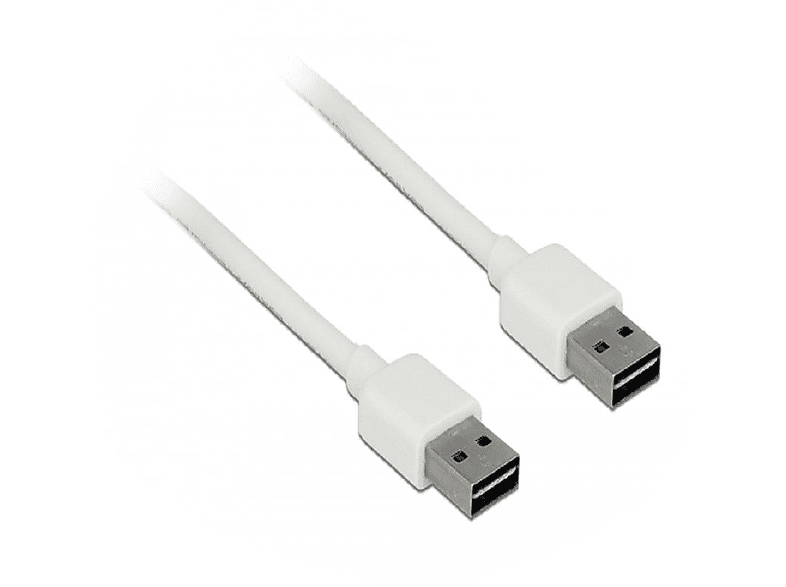 85193 Weiß Kabel, DELOCK USB