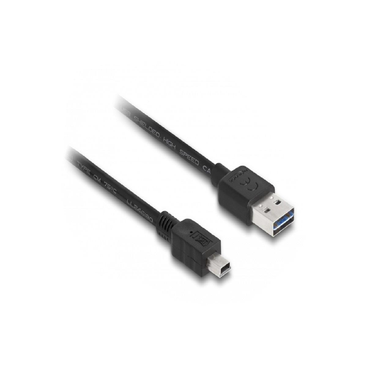 DELOCK 83364 Kabel, Schwarz USB