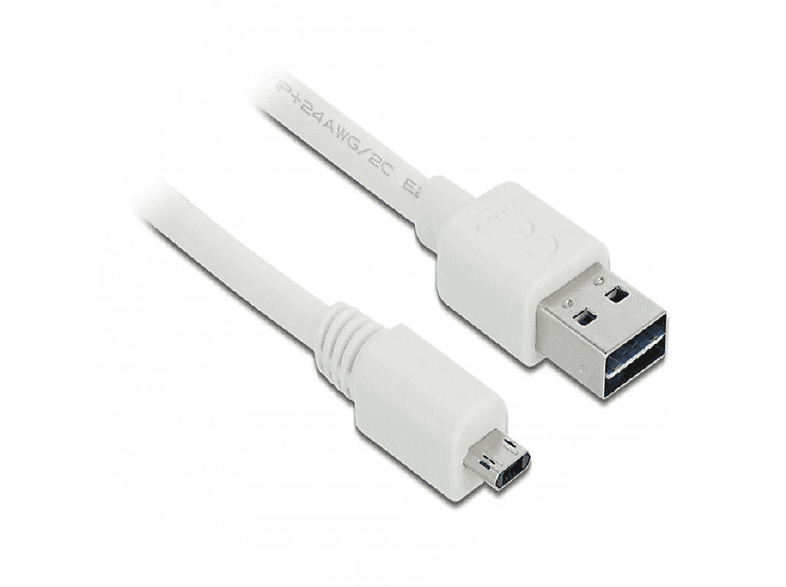 DELOCK 84805 USB Kabel, Weiß