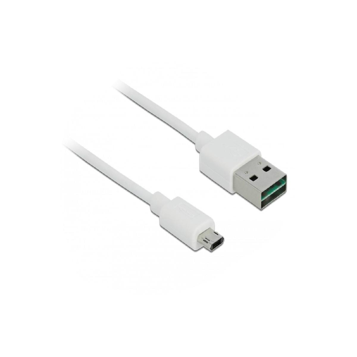 DELOCK 84807 Kabel, Weiß USB