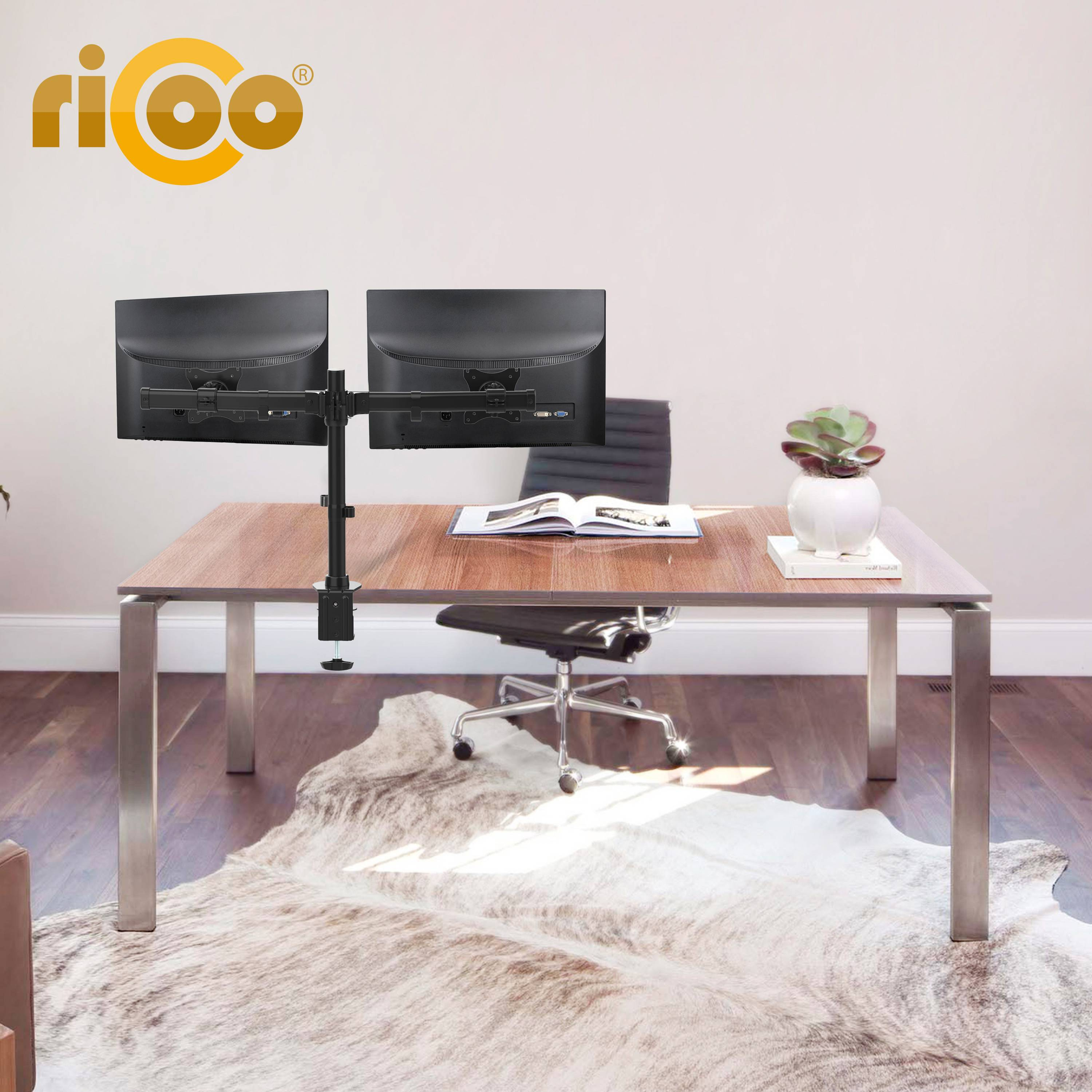 RICOO TS7811 Tischhalterung, Monitor schwarz