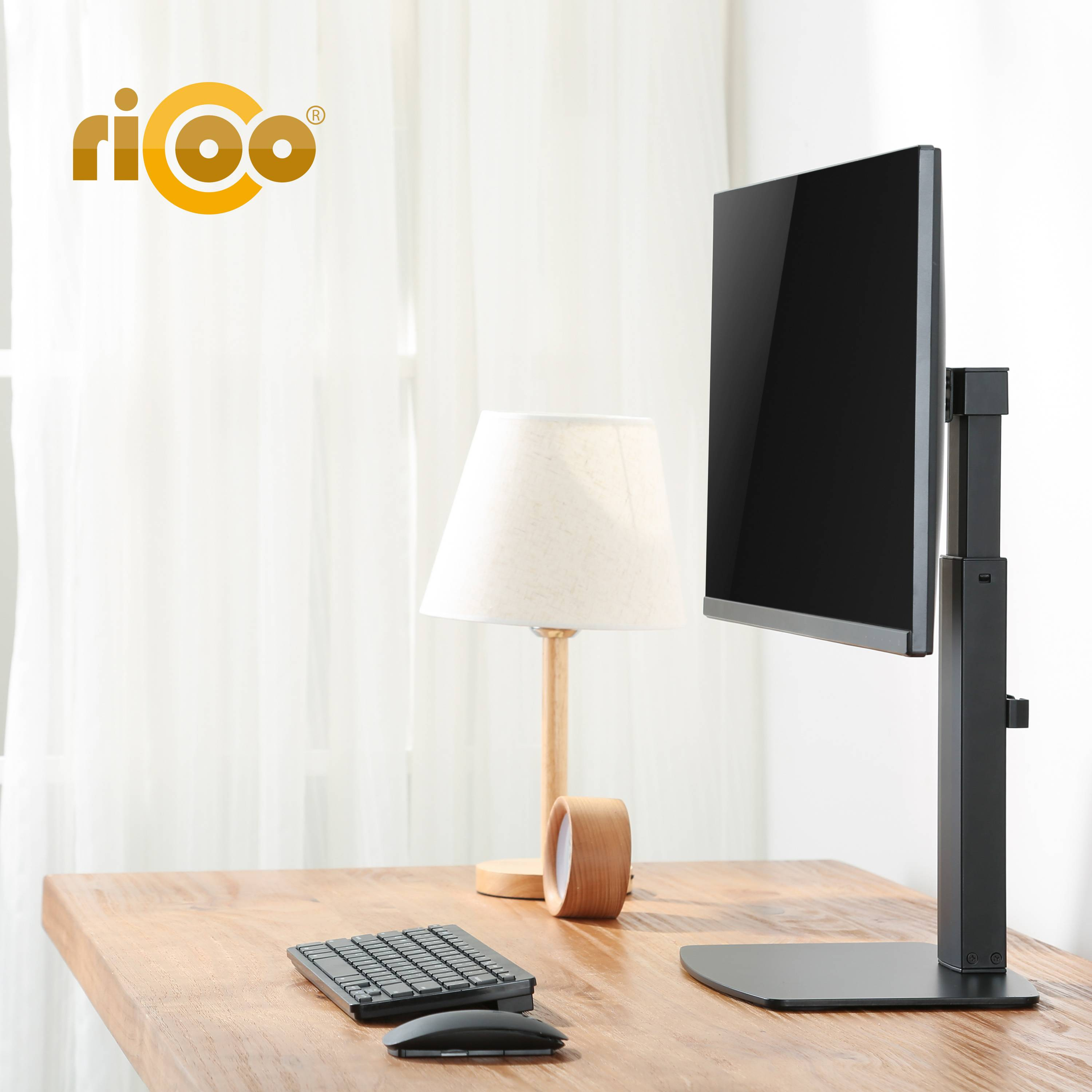 RICOO TS4011 Monitor Tischhalterung, schwarz