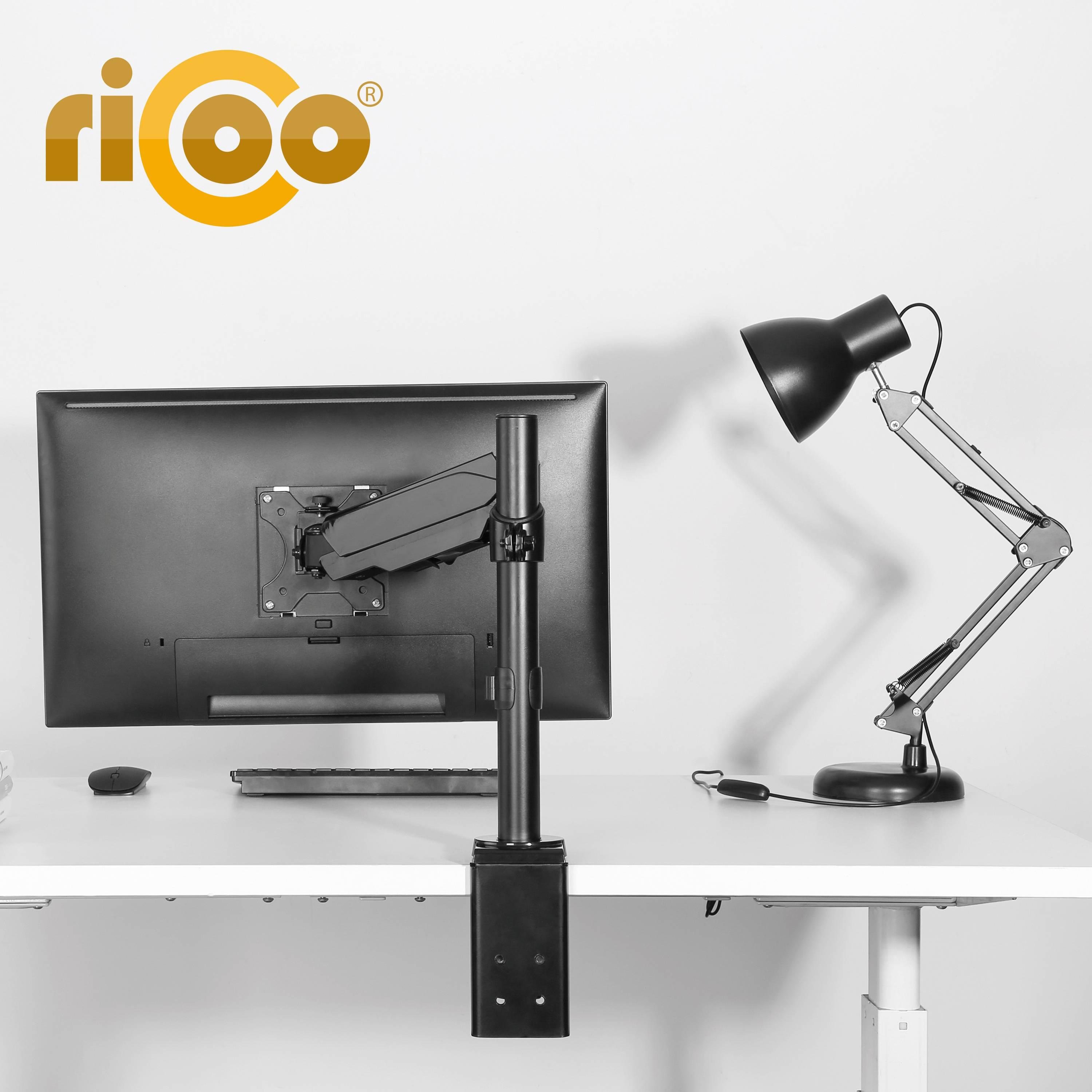 RICOO TS9511 Monitor Tischhalterung, schwarz