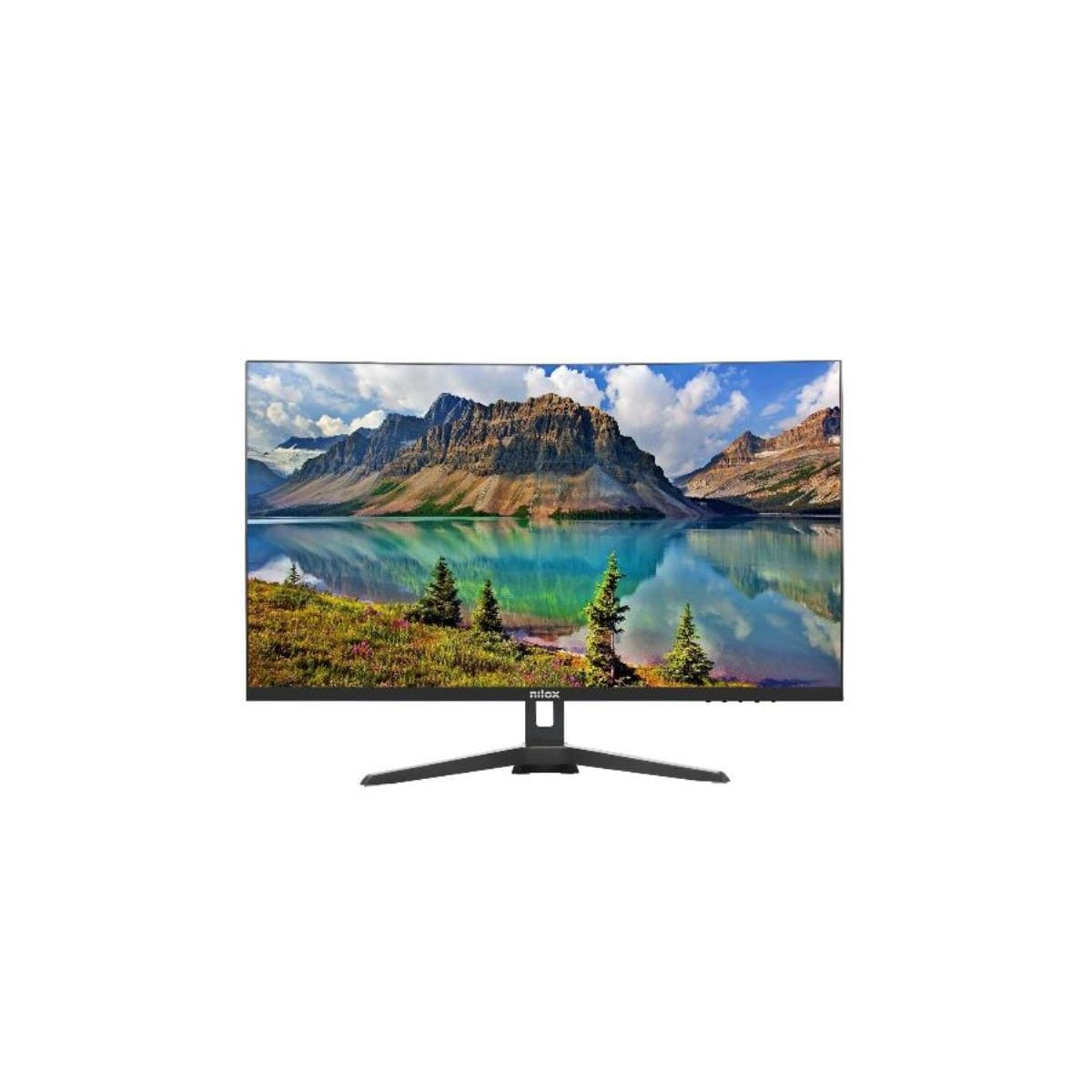 Monitor - NXMMIPS32CRVD NILOX, 32 ", 2K UltraWide QHD, 1 ms, Cantidad de Puertos HDMI: 3, DisplayPort, Negro