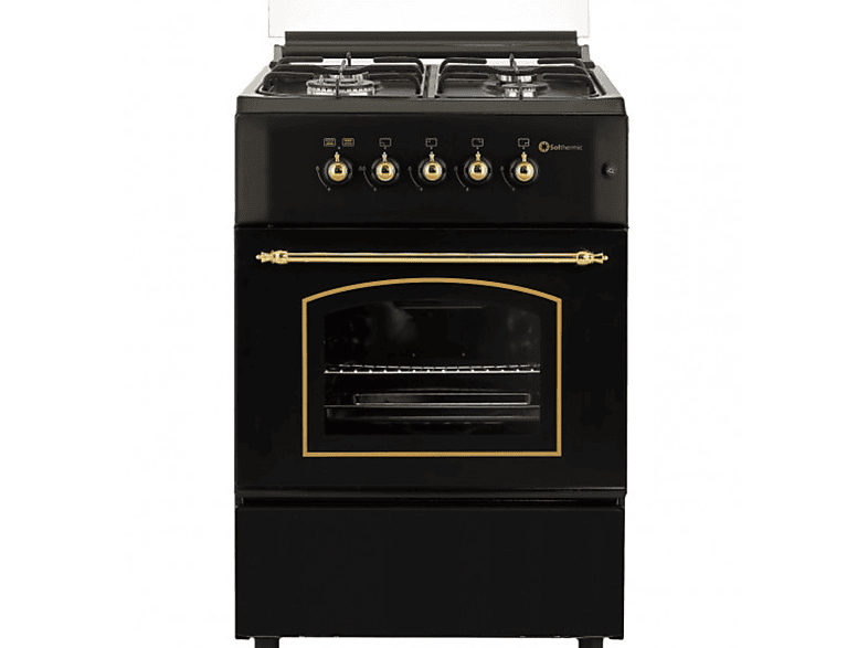 Cocina de gas F5S40G2RB NEGRA SOLTHERMIC, 50 cm, Negro MediaMarkt