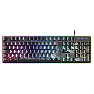 Teclado Gaming - MARS GAMING MK320ES, Cable, Negro