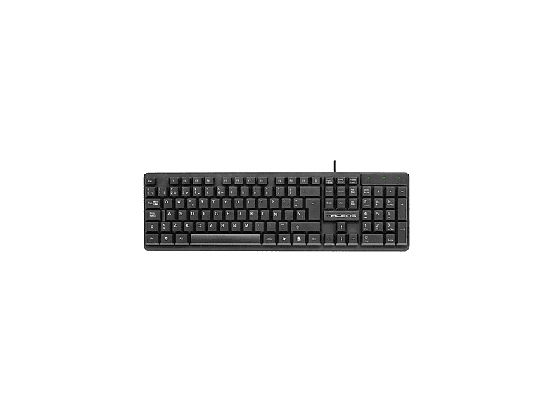 Clavier Tacens AK0ES Noir Espagnol Qwerty
