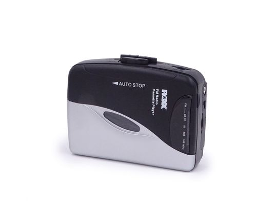 ROXX PCP 300 Kassettenrecorder schwarz-silber