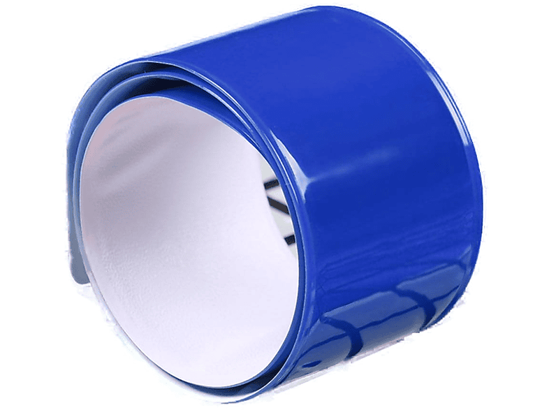 4x Warnband, LOBWERK Blau Reflektorband