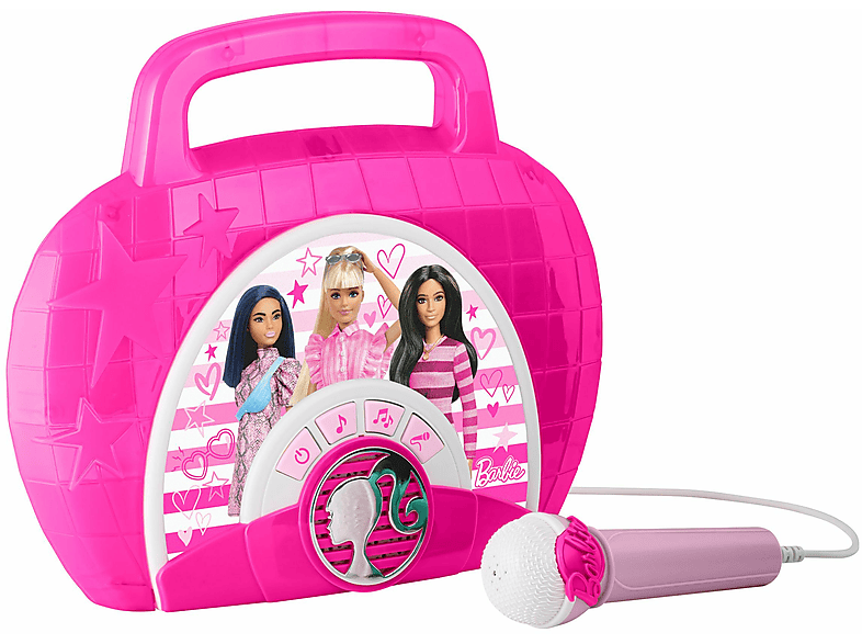 EKIDS Barbie KaraokeLautsprecher, pink MediaMarkt
