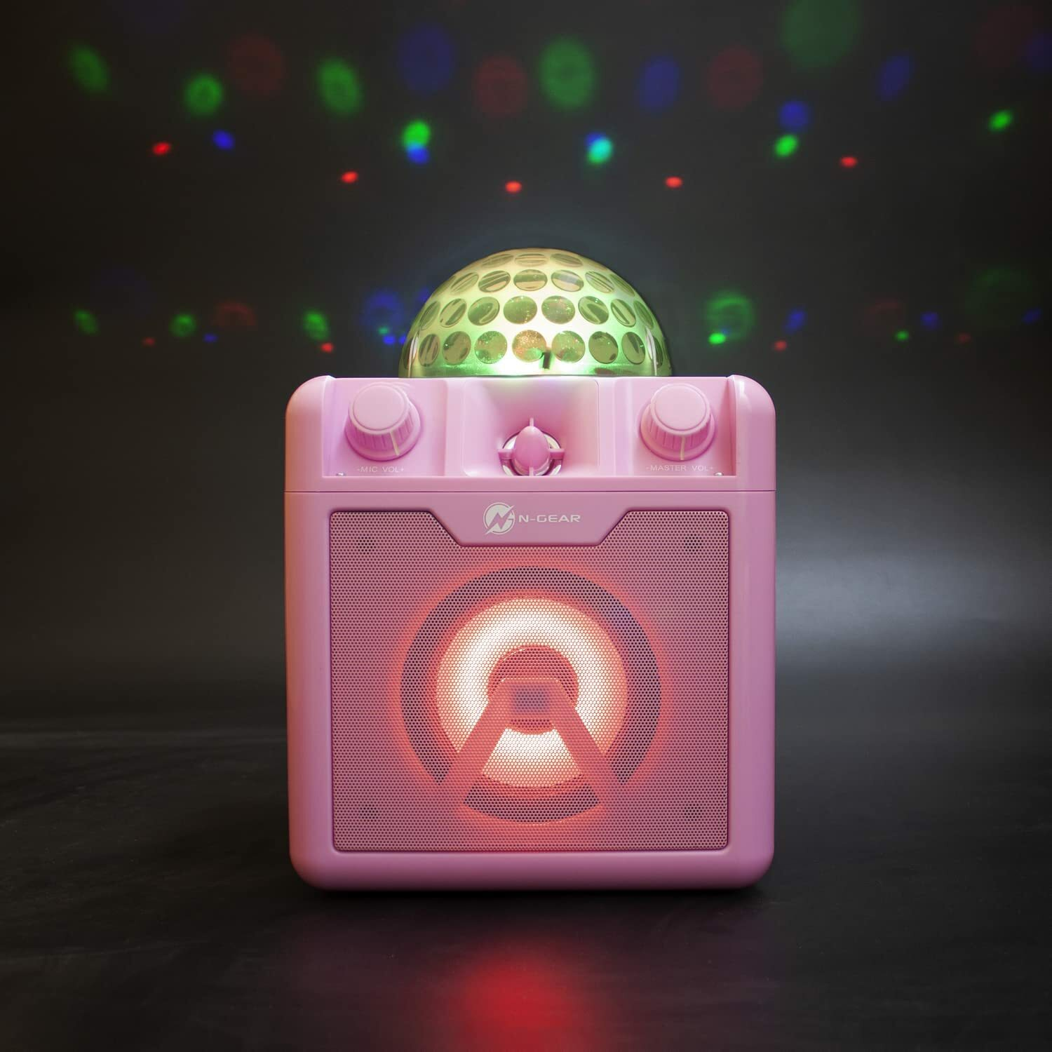 N-GEAR DISCO410-PK pink Karaoke-Lautsprecher,