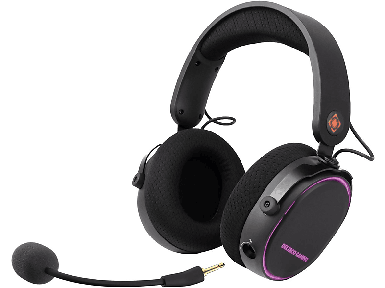 DELTACO GAMING DH420, Over-ear Headset schwarz