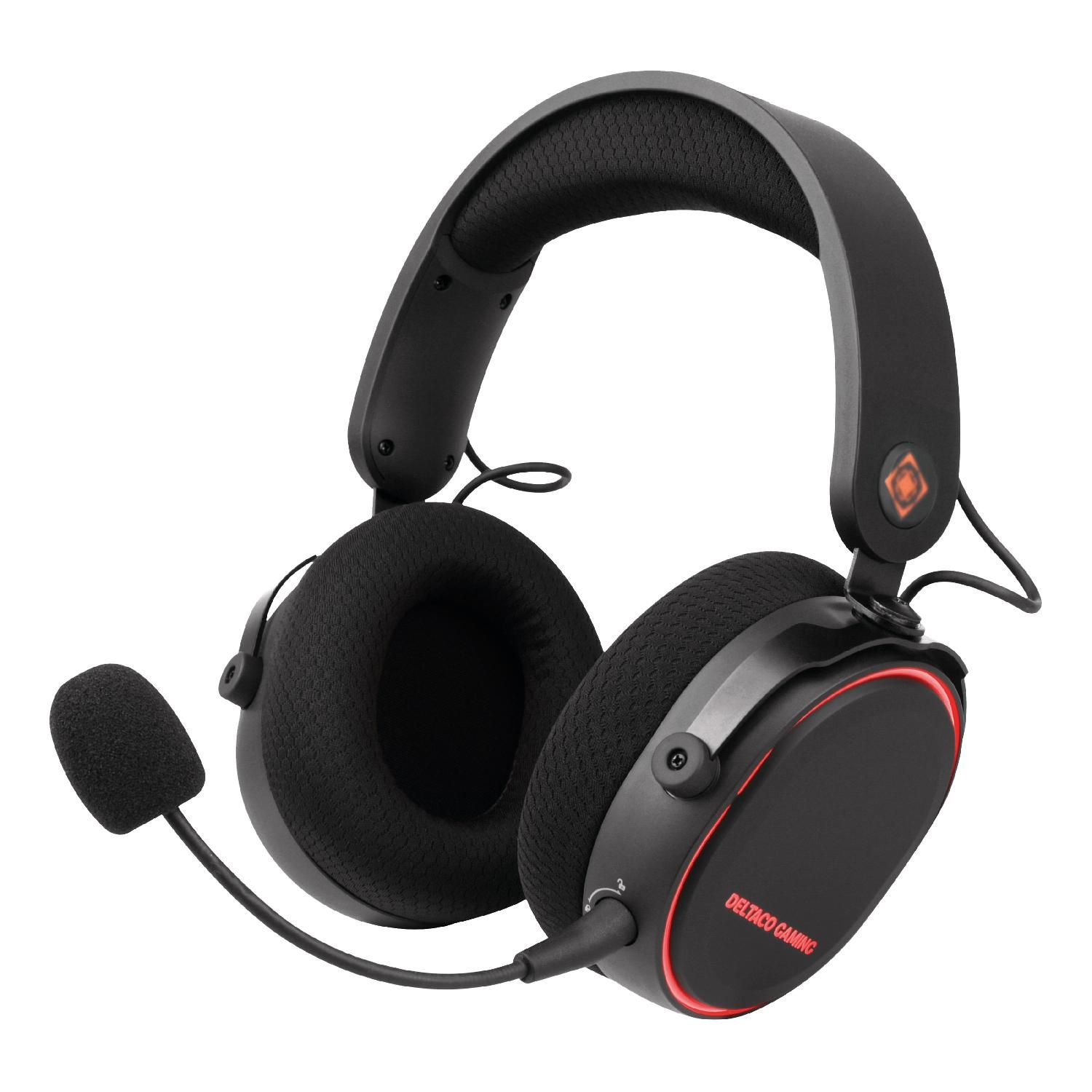 GAMING Over-ear schwarz DELTACO Headset DH420,