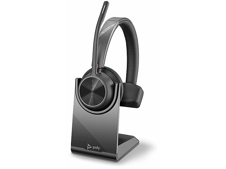 POLY 218471-01, Bluetooth Schwarz Kopfhörer Bluetooth Over-ear
