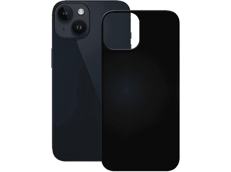 PEDEA Backcover, iPhone Schwarz Apple, Plus, TPU Case, 14