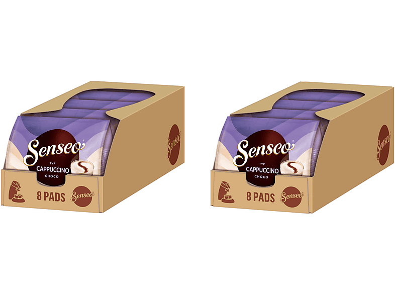 (Senseo Typ Pad-Maschine) Cappuccino Soft- Getränke Kaffeepads 80 Choco SENSEO