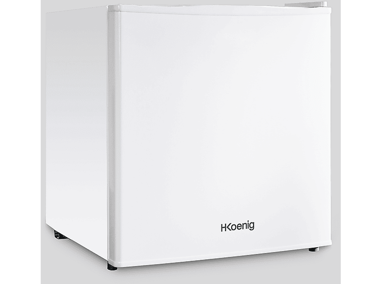 H.KOENIG H.KOENIG Mini-Kühlschrank FGX480/ (E, Weiß) L/ mit hoch, 51cm/ Türanschlag 4L Weiss 512 Gefrierfach freistehend/ mm Kühlschrank wechselbar/ 45 Eisfach