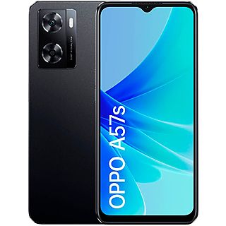 Móvil - OPPO A57s, Negro, 128 GB, 4 GB RAM, 6,56 ", 6.56" LCD con resolución 1612 x 720 píxeles, Mediatek Helio G35 (12 nm), Android