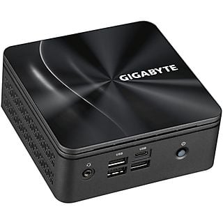 Mini PC - GIGABYTE GB-BRR7H-4800 RYZEN R7-4800U/12/64/RADEON/W10, AMD Ryzen™ 7 4800U, 0 GB RAM, 0 GB Memoria interna, GeForce® GT 520, Windows 10 Home (64 Bit), 5, Negro