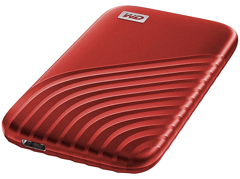 WESTERN DIGITAL WDBAGF0010BRD-WESN SSD, 1TB RED SSD, Zoll, 2,5 TB extern, Rot 1
