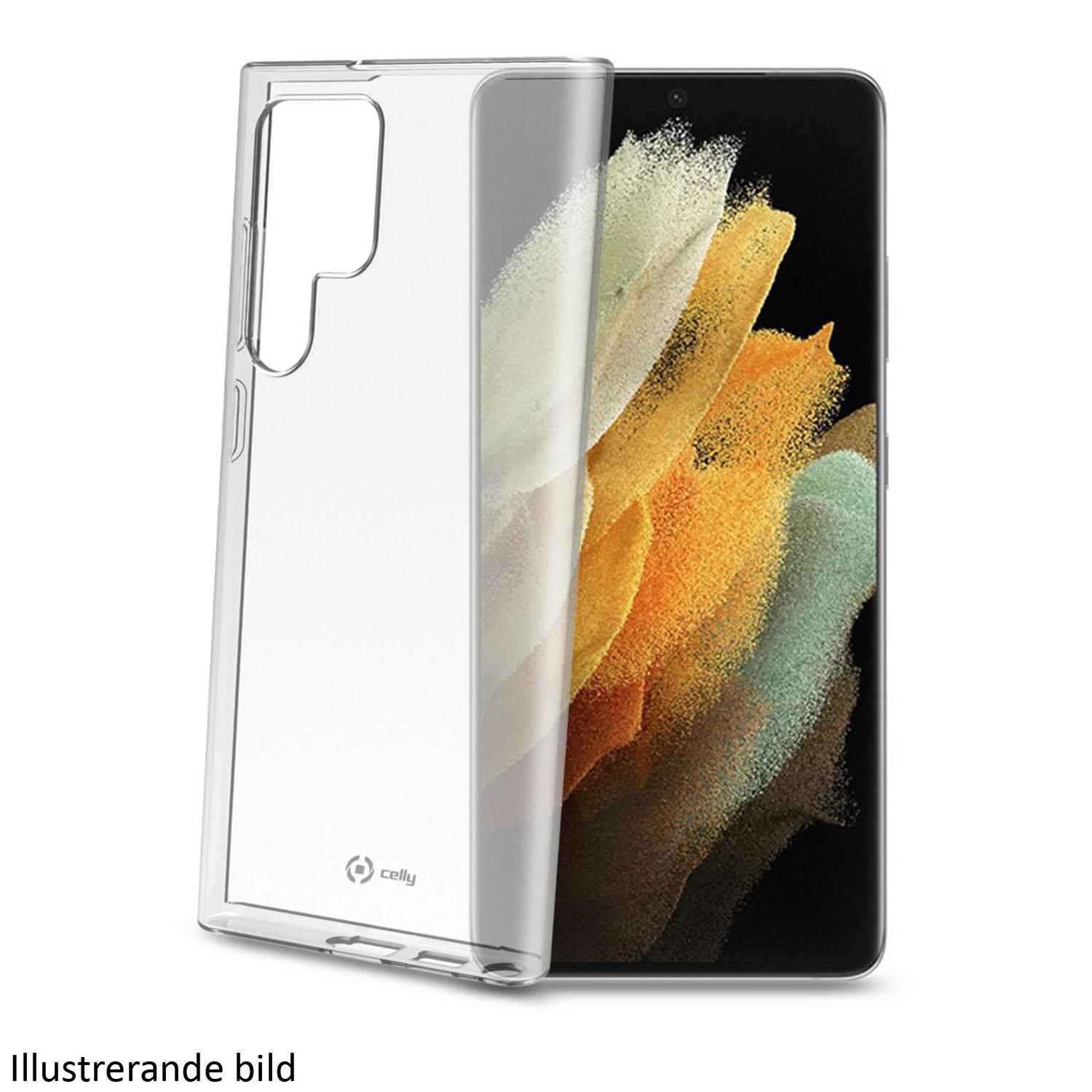 CELLY Gelskin TPU Hülle S23 Ultra Backcover, Samsung, 5G 5G, S23 Galaxy Ultra transparent Transp, Galaxy
