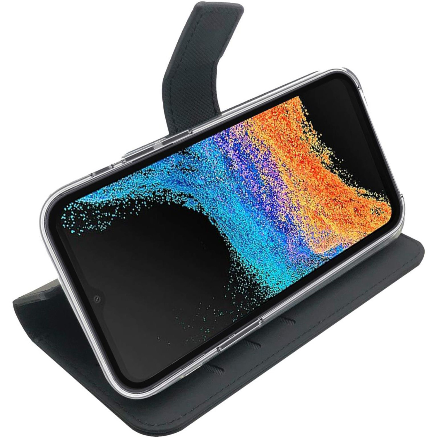 CELLY Wally Custodia per Galaxy Xcover 6 Pro, Nero
