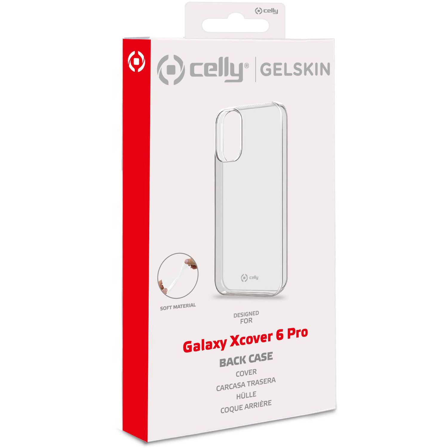 Samsung, Transp, TPU CELLY Gelskin Xcover6 transparent Galaxy Pro Hülle Galaxy Pro, Xcover6 Backcover,
