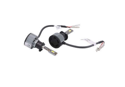 INF Auto-LED-Frontscheinwerfer-Birnen, 2er-Pack Glühbirnen, Grau