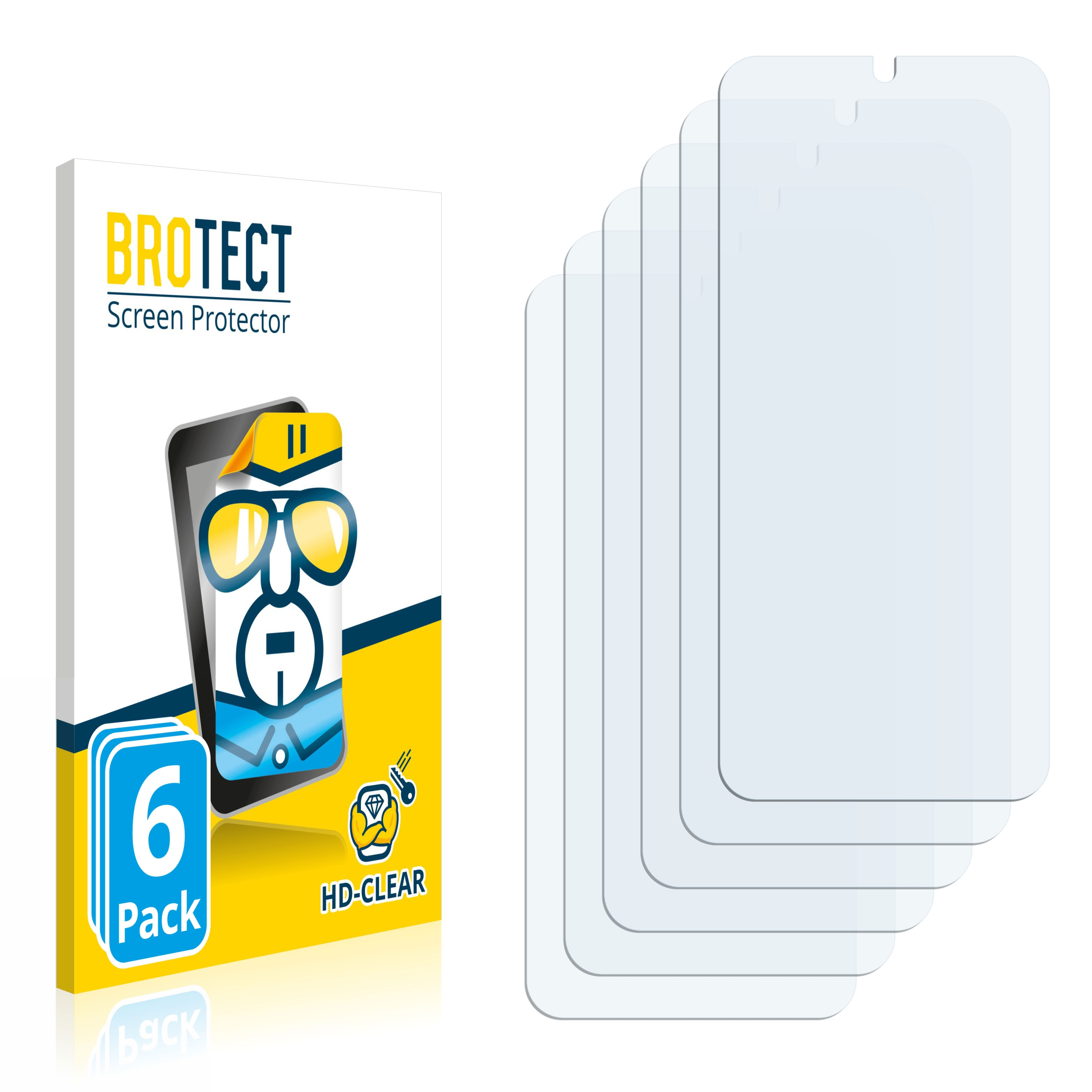 BROTECT 6x klare A14 Galaxy Schutzfolie(für Samsung 4G)