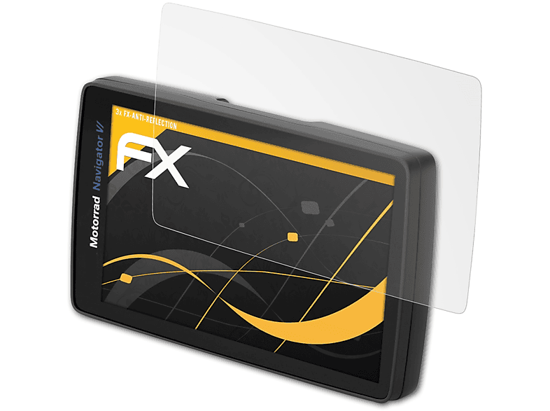 ATFOLIX 3x FX-Antireflex Displayschutz(für BMW Navigator VI)