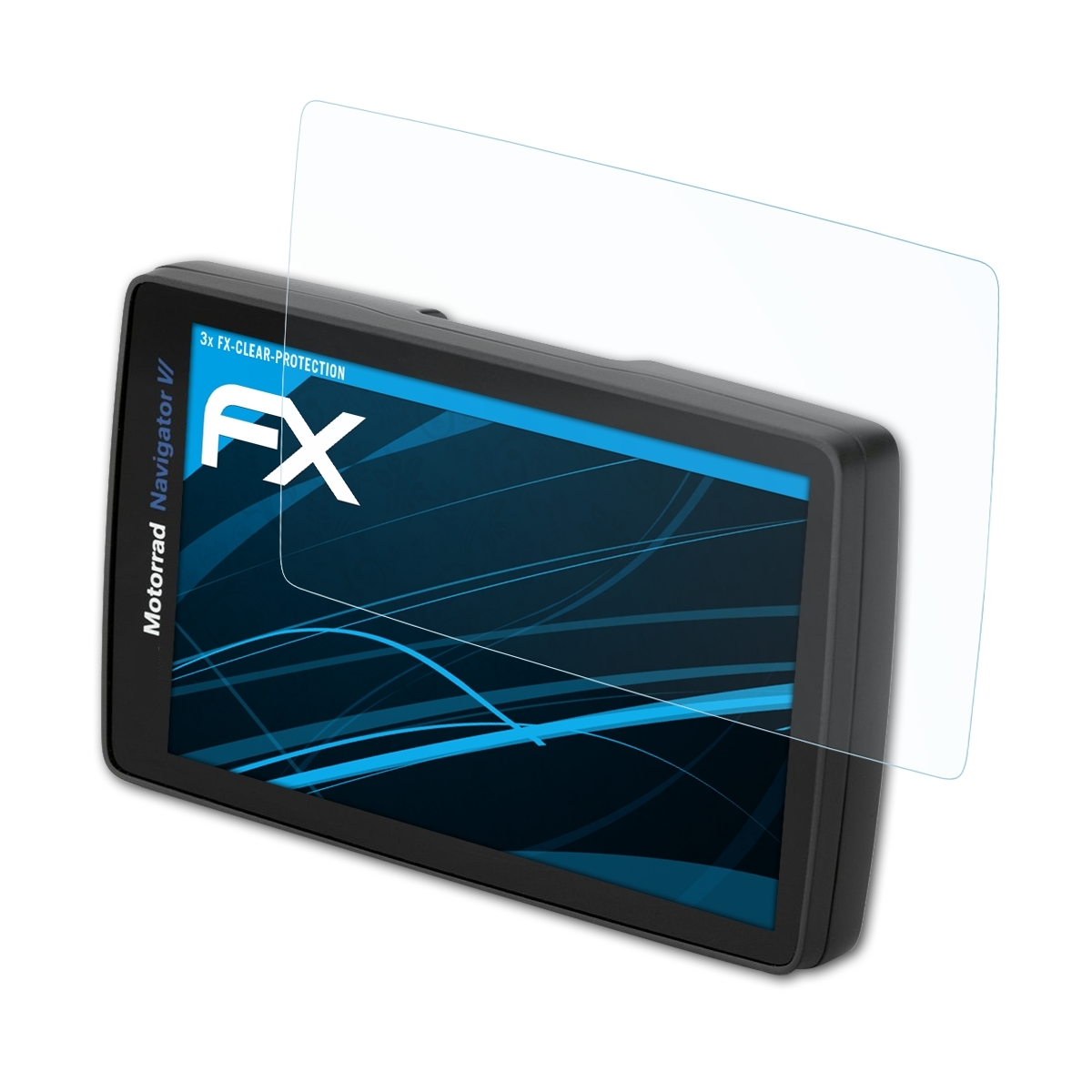 FX-Clear VI) Displayschutz(für BMW 3x Navigator ATFOLIX