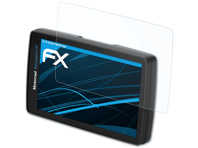 3x ATFOLIX BMW Navigator FX-Clear VI) Displayschutz(für
