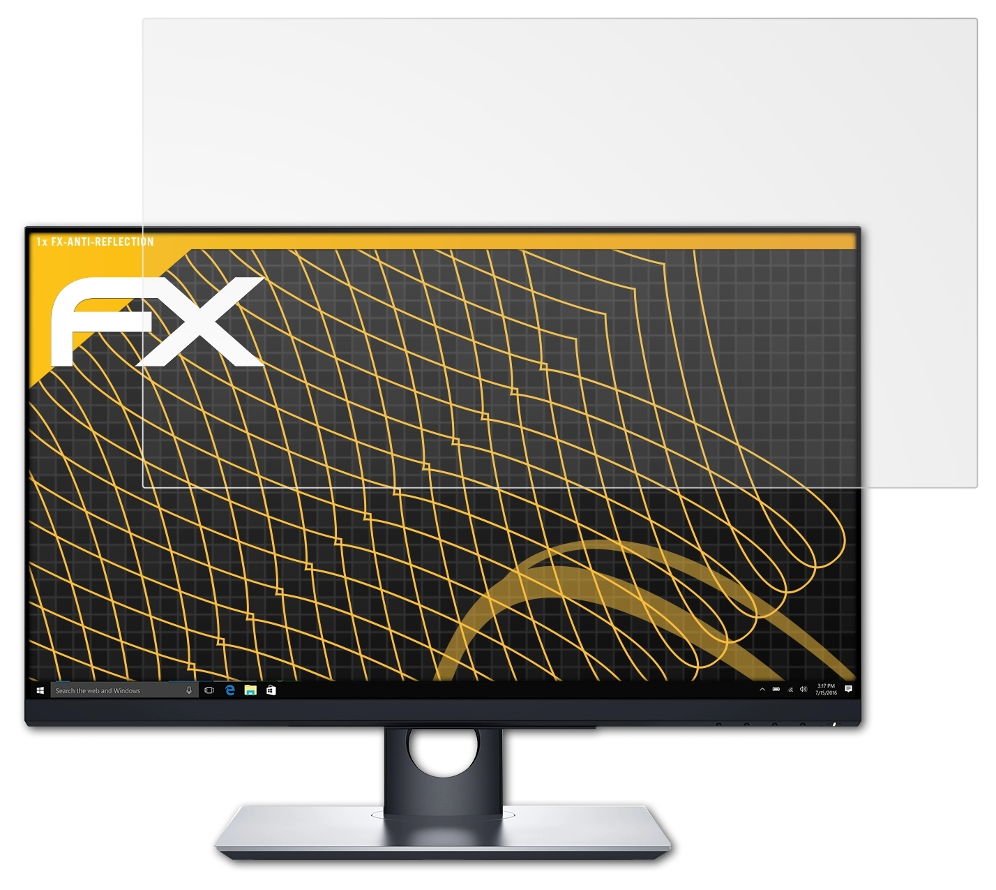 ATFOLIX Dell Displayschutz(für P2418HT) FX-Antireflex