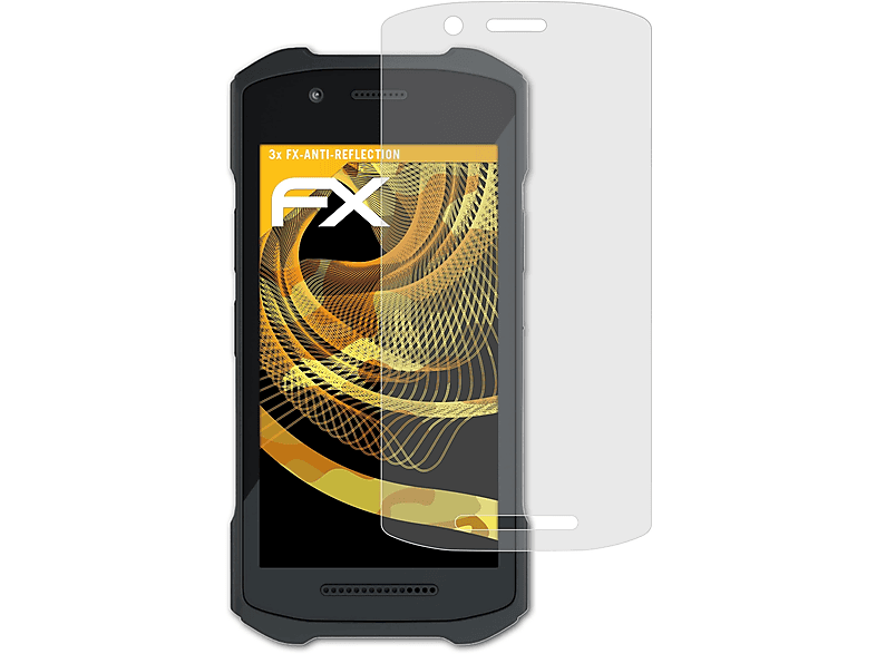 ATFOLIX Displayschutz(für FX-Antireflex TC21) 3x Zebra