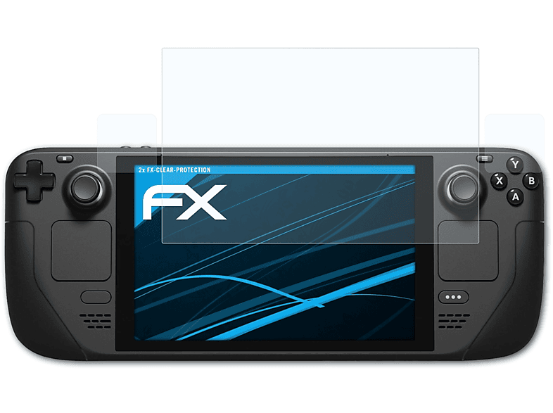 ATFOLIX 2x FX-Clear Displayschutz(für Steam Deck)